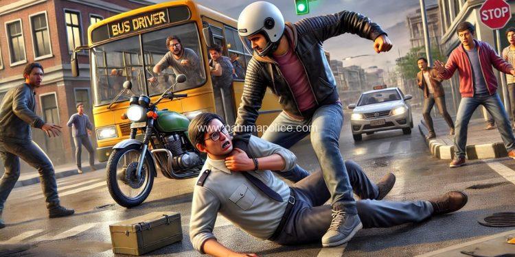 ಬಿಎಂಟಿಸಿ ಚಾಲಕನ ಮೇಲೆ ಹಲ್ಲೆ ನಡೆಸಿದ ದ್ವಿಚಕ್ರ ವಾಹನ ಸವಾರ ಬಂಧನ
