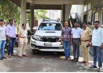 ಕಳ್ಳತನವಾದ ಕಾರು 24 ಗಂಟೆಯಲ್ಲಿ ಪತ್ತೆ