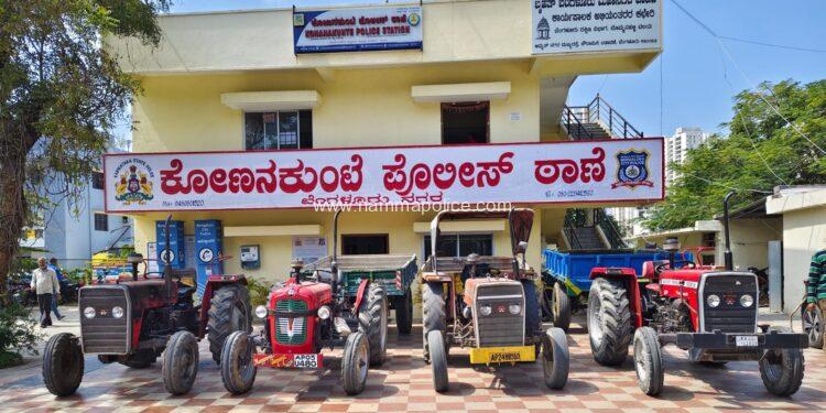 ಭಾರಿ ವಾಹನಗಳನ್ನೇ ಲಪಟಾಯಿಸಿ ಕಳ್ಳರು, ಬ್ರೇಕ್ ಹಾಕಿದ ಪೊಲೀಸರು.. !!!