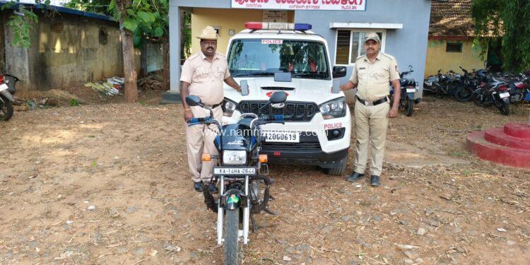 ದಾವಣಗೆರೆ ಜಿಲ್ಲಾ ಪೊಲೀಸರಿಂದ ಕಾರ್ಯಾಚರಣೆ ಯುವಕನ ಬಂಧನ