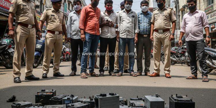 ವಾಹನ ಮತ್ತು ಬ್ಯಾಟರಿ ಕಳ್ಳರ ಬಂಧನ, ಬೇಗೂರು ಪೊಲೀಸರ ಮಹತ್ವದ ಯಶಸ್ಸು