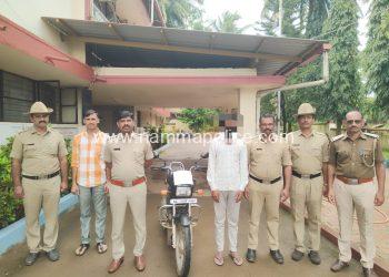 ಅಂತರ್ ಜಿಲ್ಲಾ ಬೈಕ್ ಕಳ್ಳತನ ಆರೋಪಿಯ ಬಂಧನ