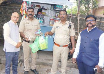 ನಶಾ ಮುಕ್ತ ಭಾರತ ಅಭಿಯಾನದ ವೇಳೆ ವಿದ್ಯಾರ್ಥಿಗಳ ದೂರಿನ ಮೇರೆಗೆ ಶಾಲೆ ಸಮೀಪದ ತಂಬಾಕು ಅಂಗಡಿ ಮುಚ್ಚಿಸಿ ಪ್ರಕರಣ ದಾಖಲು